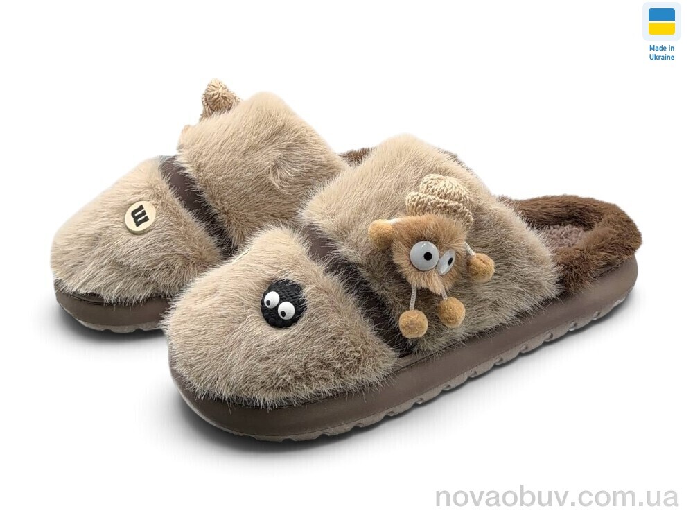 Капці Rai shoes T25-01 мокко
