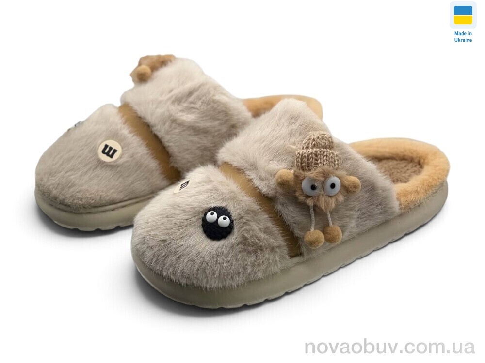 Капці Rai shoes T25-01 бежевий
