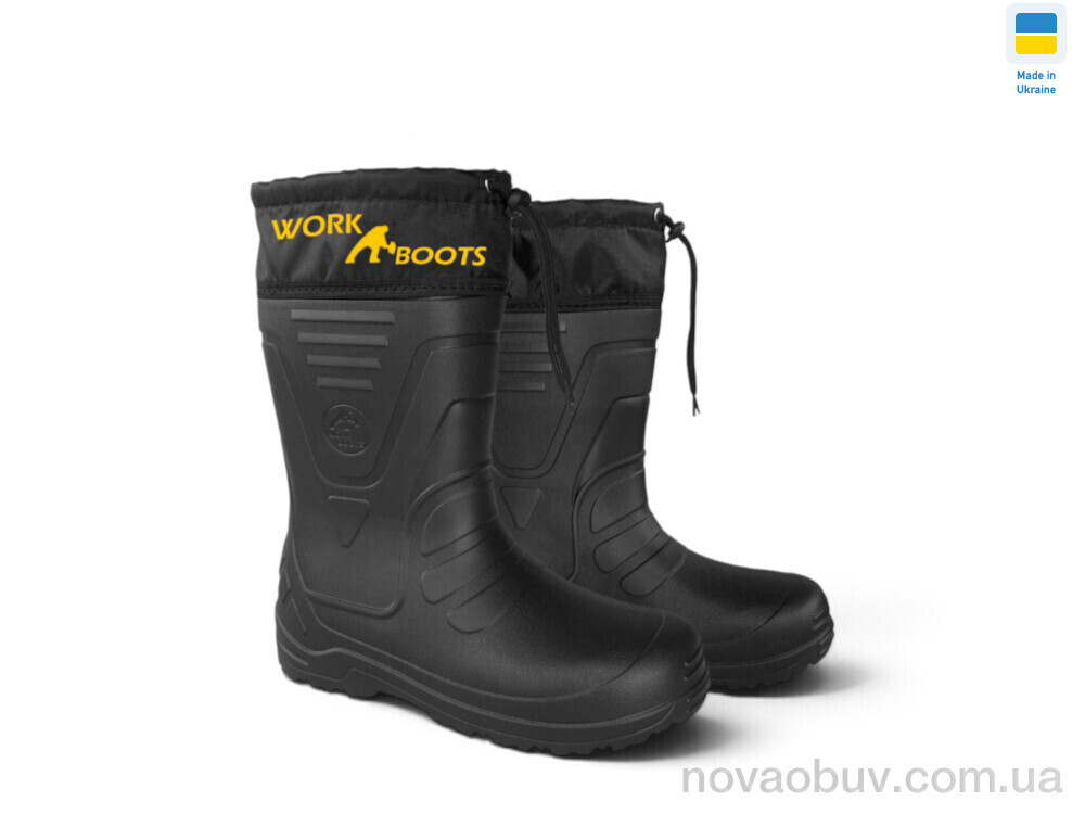 Чоботи з піни Rai shoes Рибак чорний