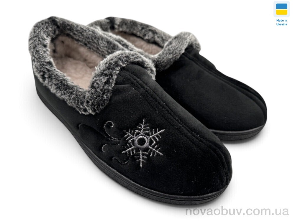 Капці Rai shoes 2202 чорний