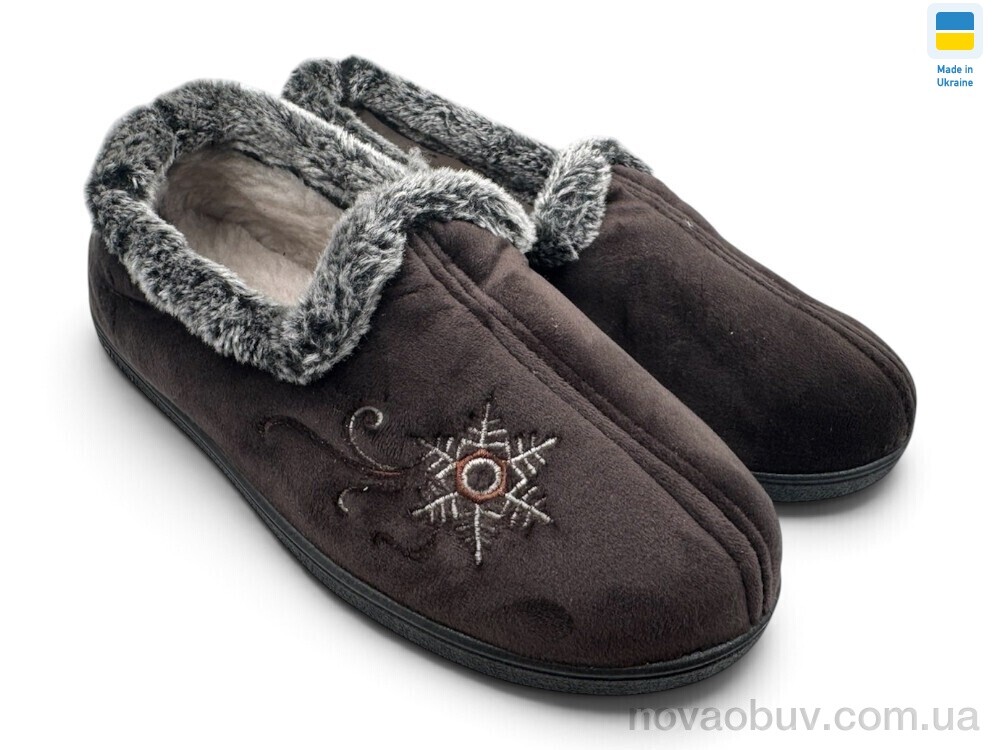 Капці Rai shoes 2202 коричневий