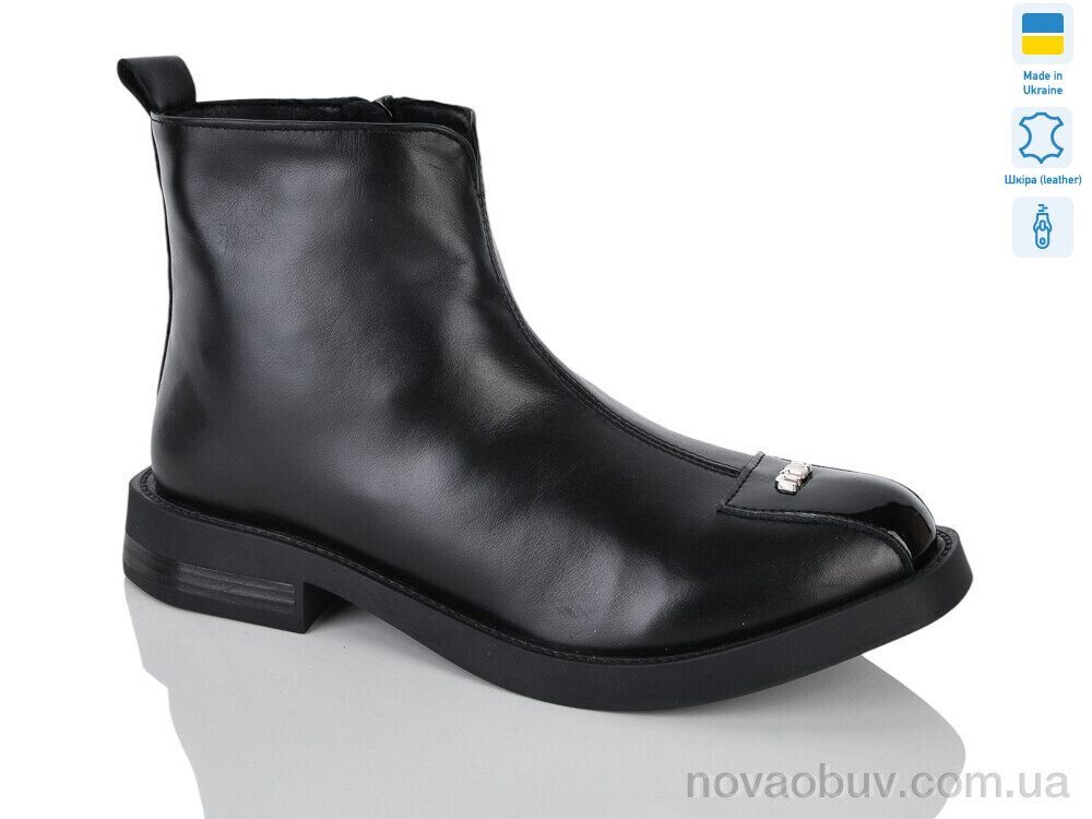 Черевики Sali 618 чорний к. демі