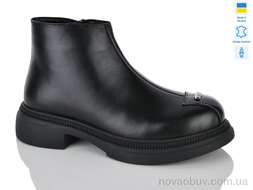 Черевики Sali 616 чорний к. демі