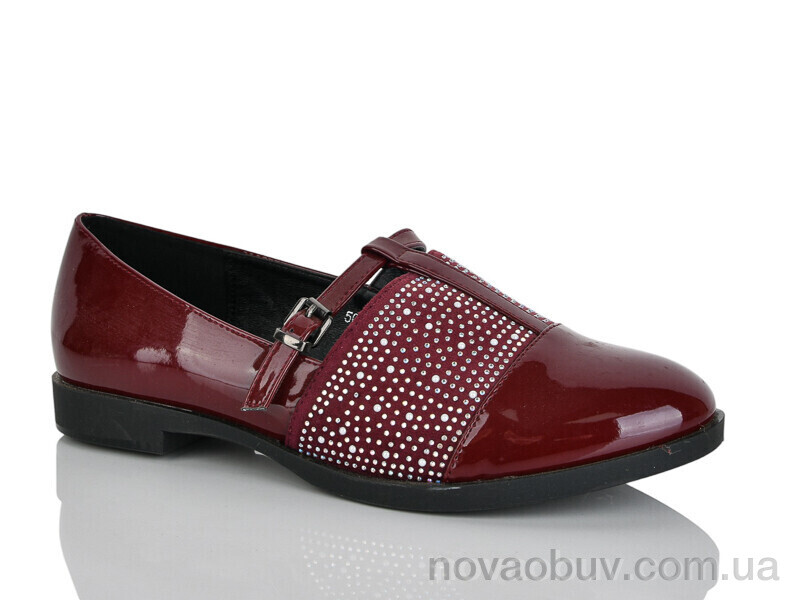 Туфлі Summer shoes 0562 бордо