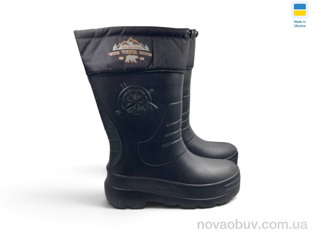 Чоботи з піни Rai shoes P2-2 чорний