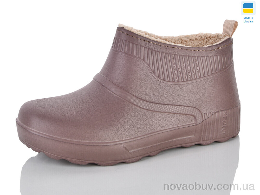 Галоші Inblue Е25 коричневий