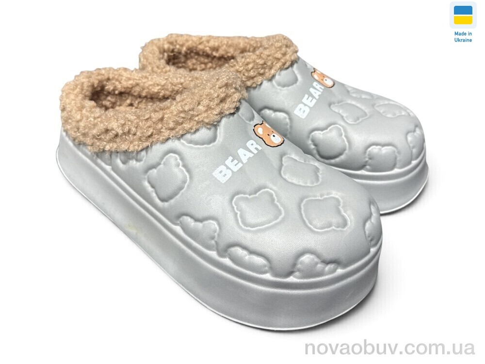 Сабо Rai shoes 605 сірий