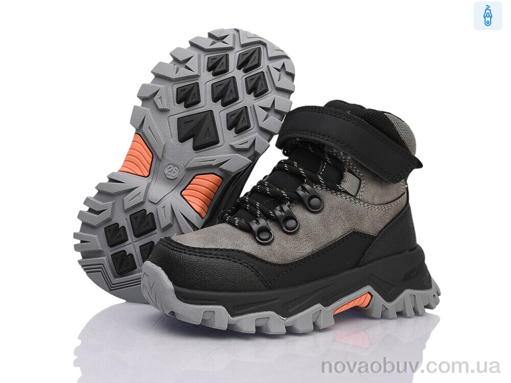 Черевики Clibee-ShoSho HB759-2 grey-black