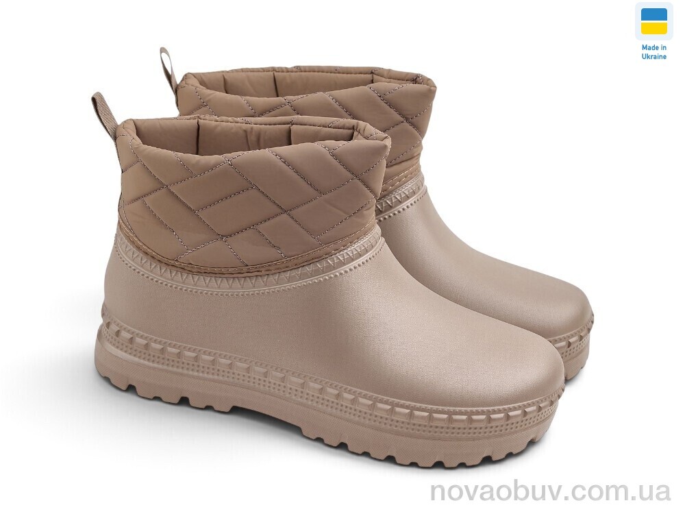 Чоботи з піни Rai shoes D420 DBg т.бежевий