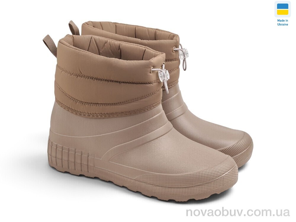 Чоботи з піни Rai shoes D401 DBg т.бежевий