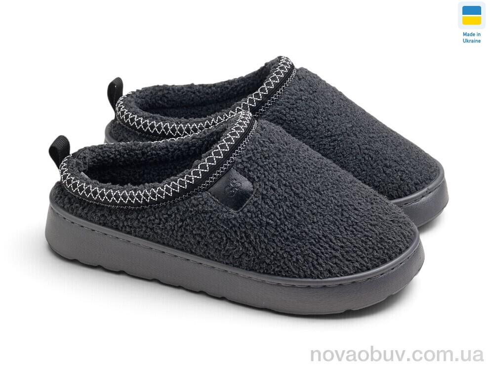 Капці Rai shoes UD73021 DG графіт
