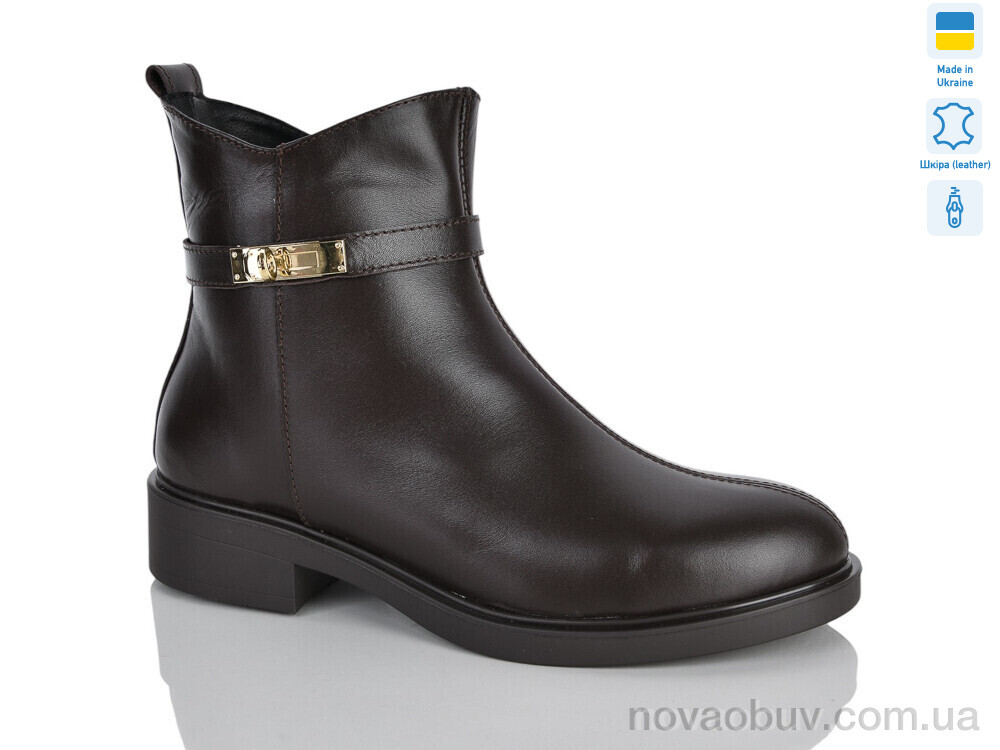 Черевики Sali 677 корич.к. зима