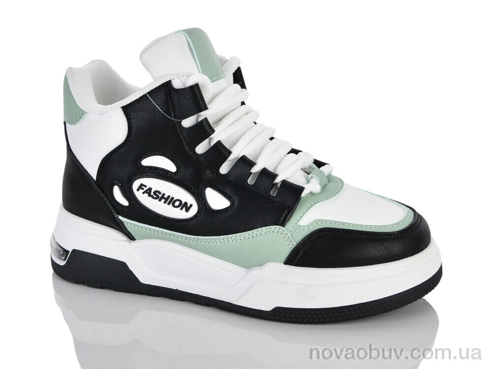 Кросівки DINO ALBAT 177-35 white-black-green