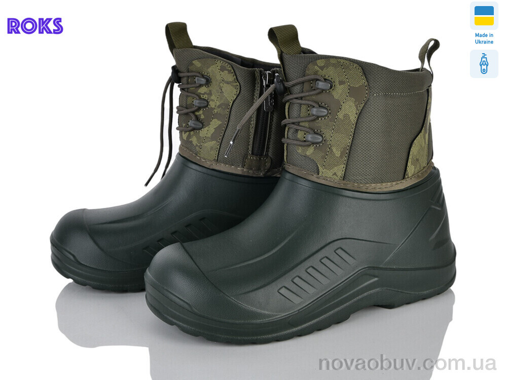 Чоботи з піни Roks M138 хакі