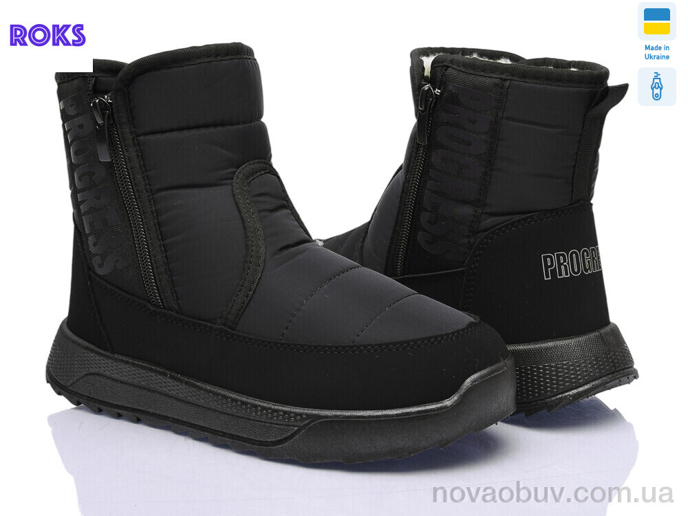 Дутики Roks 3715 чорний