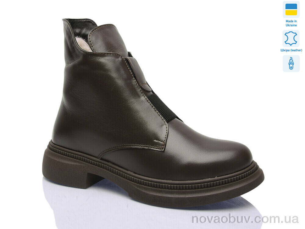 Черевики Sali 981 корич.к. зима