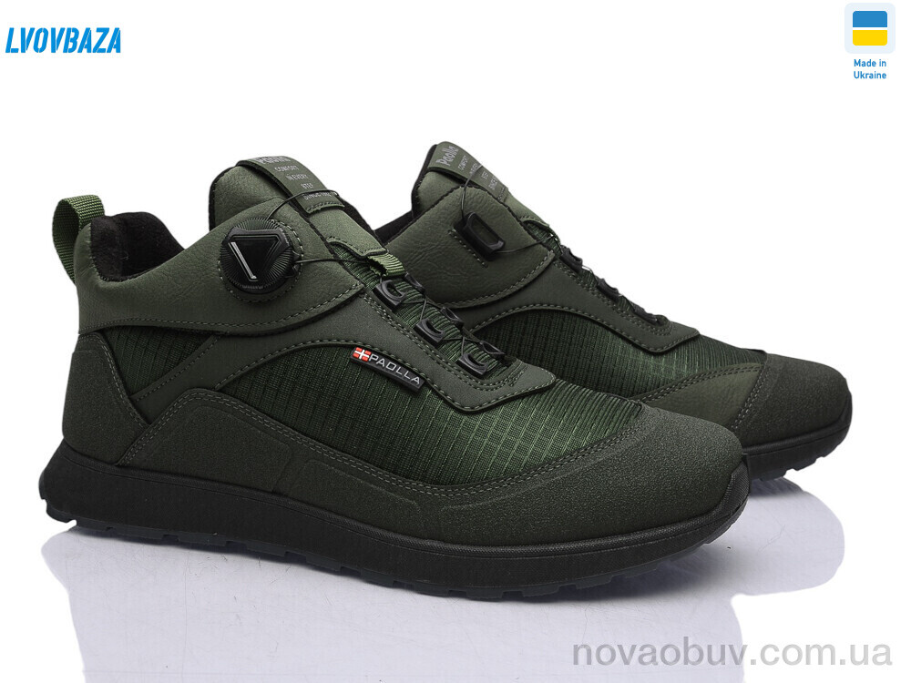 Кросівки Lvovbaza Sport 10-6713 олива байка