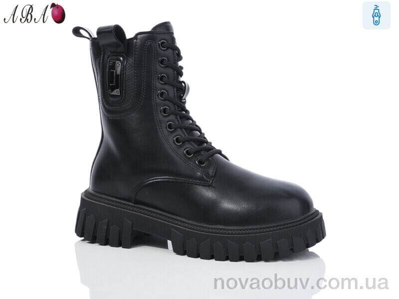 Черевики Aba 5223 black