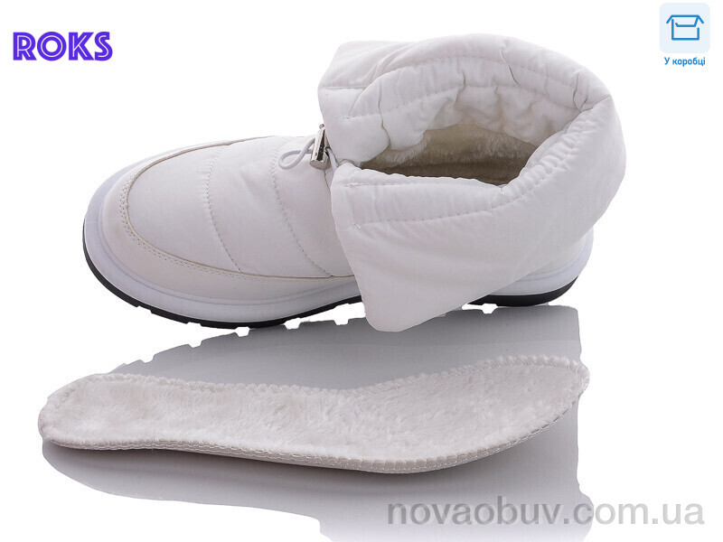 Дутики Roks CU216P white old