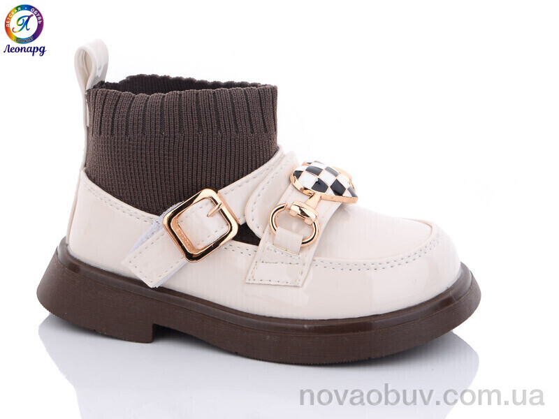 Черевики Леопард 6611 beige